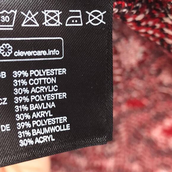 Divided by H&M Jacquard Knit Open Southwestern Bohemian Cardigan Sweater - Picture 8 of 10